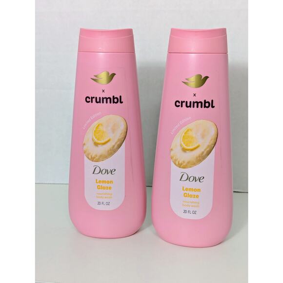 Dove Crumbl Moisturizing Liquid Body Wash Lemon Glaze, 20 oz (Set of 2) - Picture 1 of 6